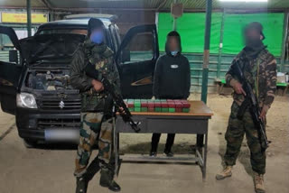 Assam Rifles foils cross-border narcotics trafficking of brown sugar worth Rs 1.20 cr in Manipur