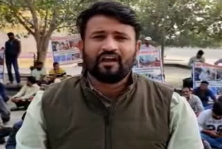 upen yadav on hunger strike, Jaipur news