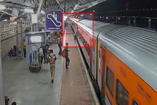 man fell from moving train, Bhilwara news