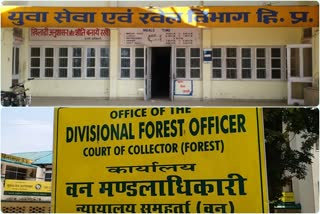 Forest department has not made payment to sports department Bilaspur
