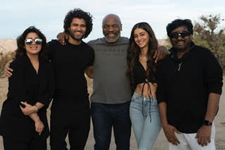 vijay deverakonda shares pic from liger shoot