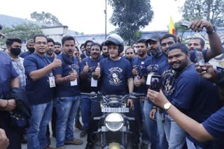 '' Ride for Appu '' bike parade