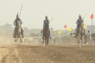 Tent Pegging Competition in pakistan