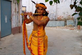 Bipul Patra in the set of Bengali serial Jai Jagannath