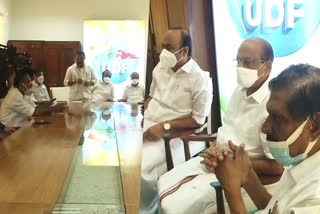 UDF meeting  protest against K RAIL Project  യു.ഡി.എഫ് ഏകോപന സമിതി യോഗം കെ റെയില്‍ സമരം  പ്രതിപക്ഷ നേതാവ് വി.ഡി സതീശന്‍ കേരളം  Thiruvananthapuram news  kerala news  Opposition Leader VD Satheesan