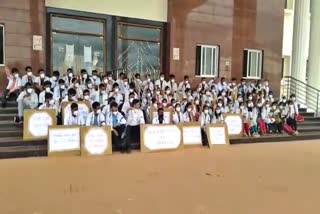 Doctors protest in Chamarajanagar