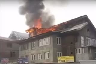 Residential Houses Gutted in Srinagar