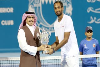 Ramkumar Wins Maiden Singles Title On ATP Challenger  Indian tennis player Ramkumar Ramanathan  രാംകുമാര്‍ രാമനാഥന് മനാമ ഓപ്പണ്‍ കിരീടം  രാംകുമാര്‍ രാമനാഥന്‍  Ramkumar Ramanathan  എടിപി 80 മനാമ ഓപ്പണ്‍ ടെന്നീസ് ടൂര്‍ണമെന്‍റ്