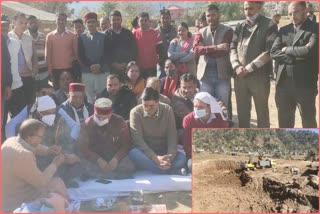 bhoomi pujan of Mini Secretariat in Karsog