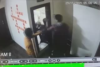 goons beat up cafe owner crime incident caught on cctv