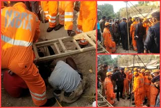 Labour stuck in Varanasi manhole