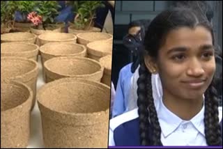 BIODEGRADABLE  POTS FROM GROUNDNUT SHELL