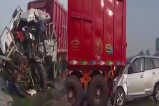 Vehicle collision in punjab