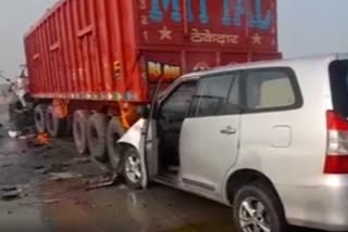 road accident Faridkot etv bharat