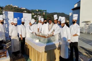 Christmas cake mixing ceremony