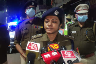 dcp banita Mary Jacker patrolled in ambedkar nagar of delhi