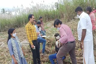 vaccinated those who slept in cane fields in Davanagere district