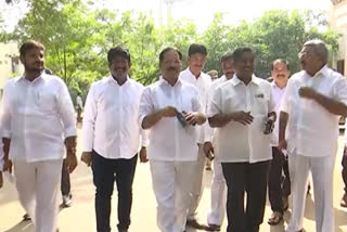 TDP Leaders Meet Guntur Urban SP Arif Hafeez