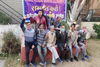 protest continues against dda in almora