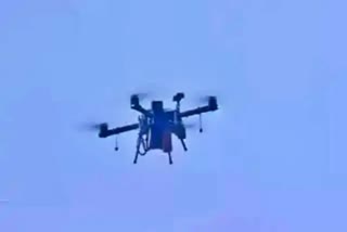Drone spotted at Indo Pak Border in Amritsar