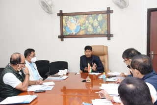 Minister Pijush Hazarika holds review meeting