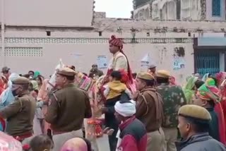 Dalit Groom Procession in Viratnagar Jaipur