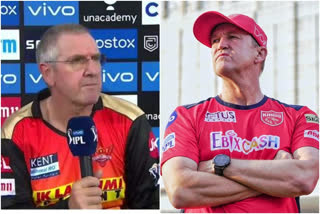 Trevor Bayliss good bye to Sunrisers, Andy Flower good bye to punjab kings, ఆండీ ఫ్లవర్ పంజాబ్ కింగ్స్, ట్రెవర్ బేలిస్ సన్​రైజర్స్ హైజరాబాద్