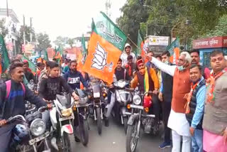 Madan Kaushik flag off bike rally in haridwar