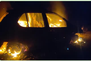 car burnt