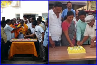 balakrishna fans celebrations on occassion of akhanda movie release