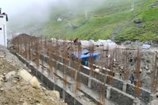 construction work in Kedarnath Dham