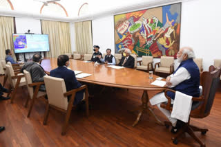 prime minister narendra modi chairs meeting on cyclone jawad