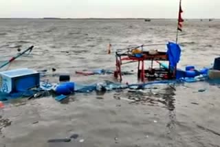 Boats Sunk in gujarat Sea