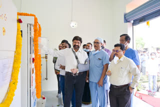 Balakrishna inaugurated Oxygen Plant