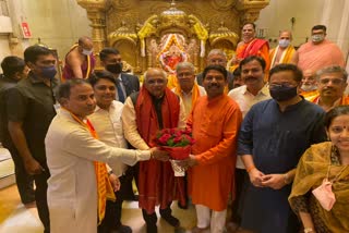 Mumbai Siddhi Vinayak Temple: ભૂપેન્દ્ર પટેલે મુંબઈના "સુપ્રસિદ્ધ સિદ્ધિવિનાયકના દર્શન કર્યા