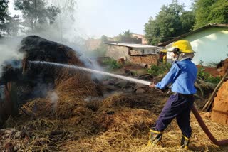 2 children died due to scorching in Jagdalpur