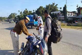 Traffic rules violation in Teok