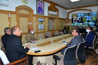 CM Jairam held a meeting with the officials regarding the vaccination