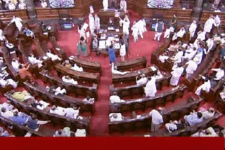 BJP MPs protest at Parliament