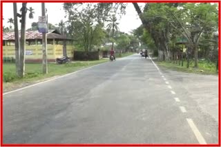 Construction of new road in Bajali