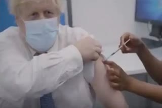 UK PM Johnson gets booster shot of corona vaccine