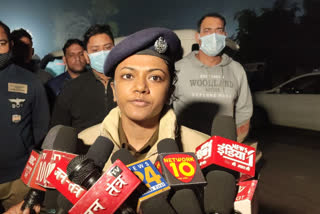 DCP BANITA MARY JACKER PATROLLED IN AMBEDKAR NAGAR OF DELHI