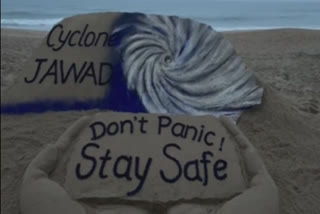 Cyclone Jawad: Sudarsan Patnaik sends Do not panic! Stay Safe message amid panic