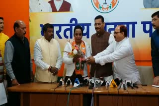 Rafia Naaz joins BJP in Ranchi