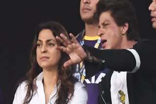 Juhi Chawla  Shah Rukh Khan  Shah Rukh Khan scolded Juhi Chawla  ഐപിഎല്‍ ടീം കൊല്‍ക്കത്ത നൈറ്റ് റൈഡേഴ്‌സ്  കൊല്‍ത്തക്ക സഹ ഉടമ ജൂഹി ചൗള  ഷാരൂഖ് ഖാന്‍  IPL  kolkata knight riders