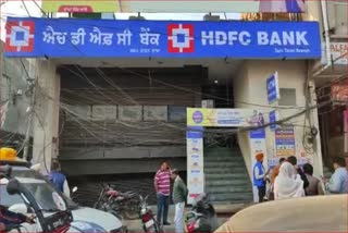 Thieves robbed HDFC Bank in Tarn Taran