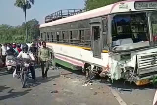 RTC Bus Accident , Road accident