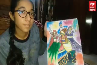 panipat special child princy painting artist