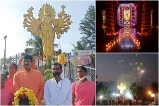 Laksha Deepotsava celebration in sri chamundeshwari basavappa temple