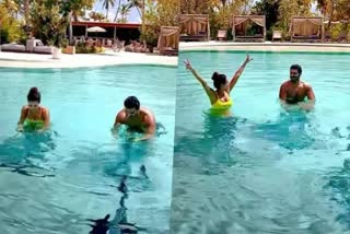 arjun kapoor and malaika  swimming pool video